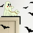 thumbnail image 1 of Mom's Best Pegatinas de Halloween con fantasmas que brillan en la oscuridad para la puerta, decoración llamativa, 1 of 3