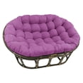 thumbnail image 1 of Blazing Needles Tufted Microsuede Double Papasan Cushion, Ultra Violet, 1 of 3