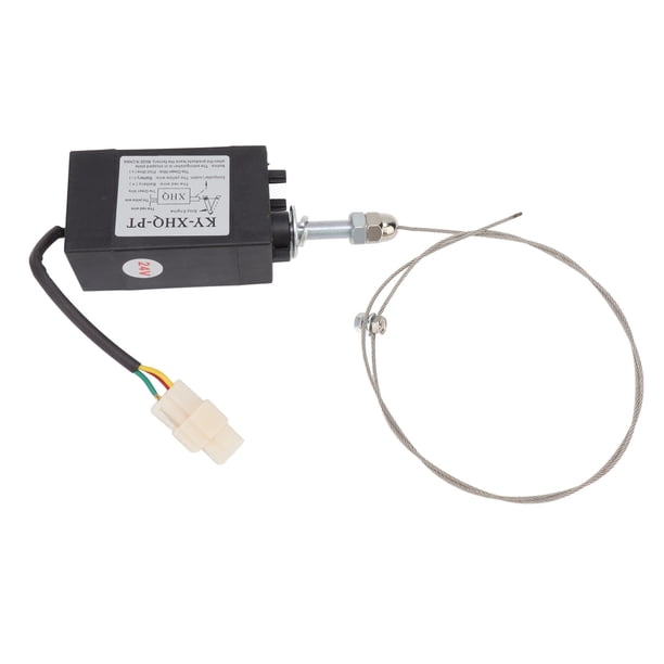 Válvula solenoide de apagado de llama de generador ABS de acero inoxidable para reemplazo, diseño normalmente abierto, ideal para aplicaciones de encendido Dispositivo de apagado de motor