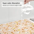 thumbnail image 5 of Yiaed Cute Duck And Flower Print Highly Absorbent Microfiber Kitchen Counter Mat, Dish Drying Pad for Dishes, Utensils, Pots and Pans, Large 18" x 24", 5 of 7