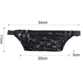 thumbnail image 2 of Riñonera deportiva con un hombro diagonal para fitness, cartera de negocios, impermeable, bolsa para deportes al aire libre, riñonera ajustada, con conector para auriculares y cremallera, correa, 2 of 5