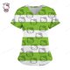 thumbnail image 3 of Camisetas de verano con cuello en V de Hello Kitty, camisetas de hospital para mujer 2023, uniforme de enfermera, ropa de mujer, camisetas con bolsillo, camisetas, 3 of 5
