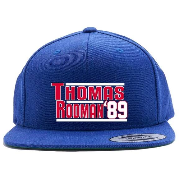 Snapback Isiah Thomas Dennis Rodman Pistons 1989 Hat