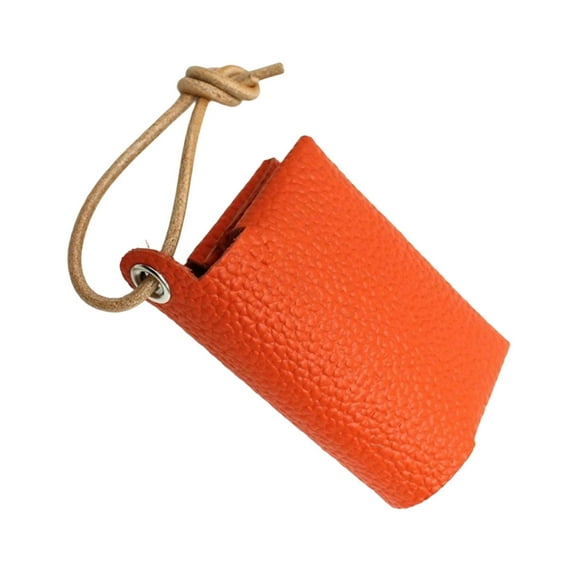Pocket Tissue Holder for Purse PU Leather Keychain Accessory Portable Tissue Pouches Travel Friendly Tissue Organized