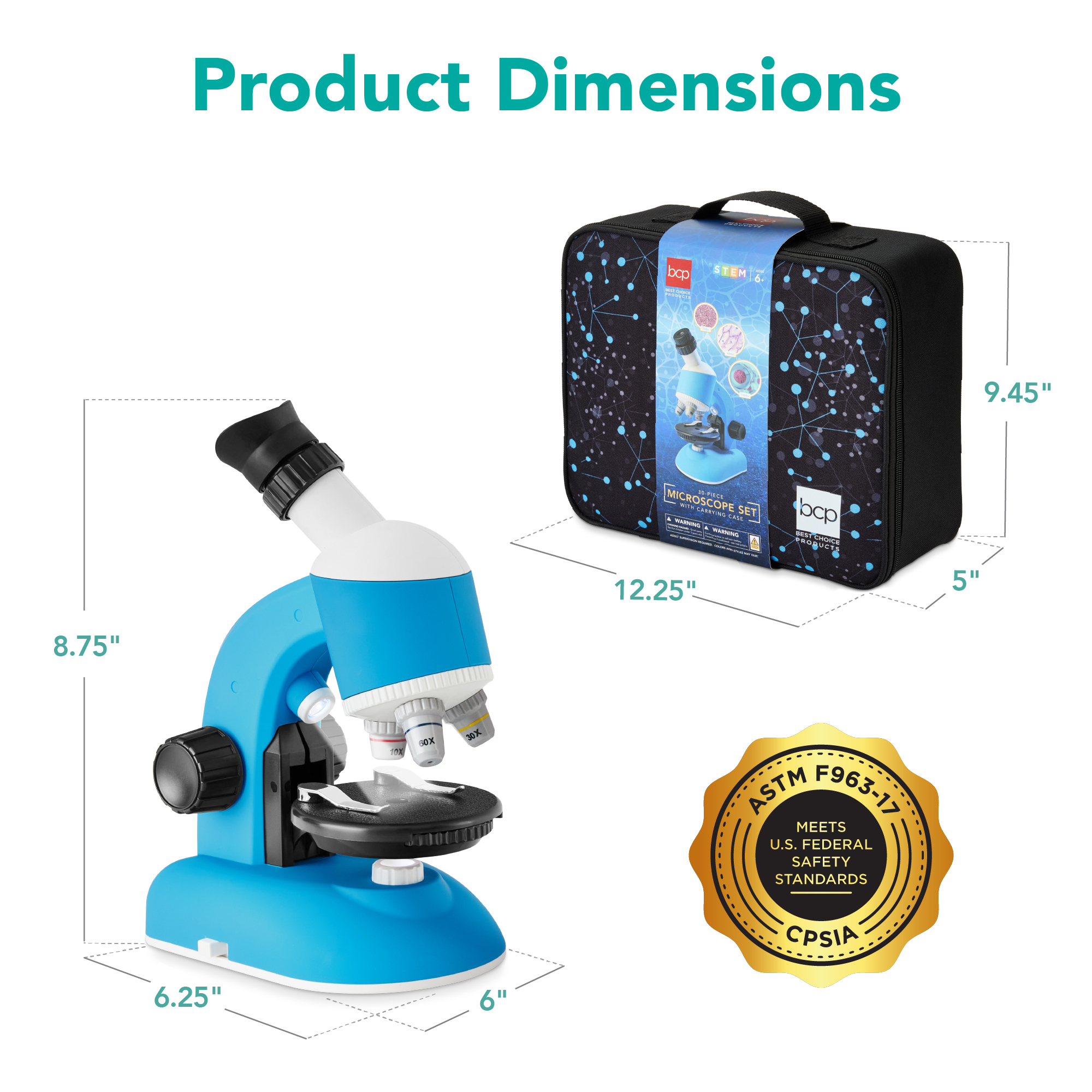 Best Choice Products 30-Piece Microscope Science Kit photo 7
