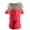 Red, variant on Falleo Clearance Pet Dog Warm Down Cotton-Padded jacket Costume Puppy Winter Clothe Hoodie Coats