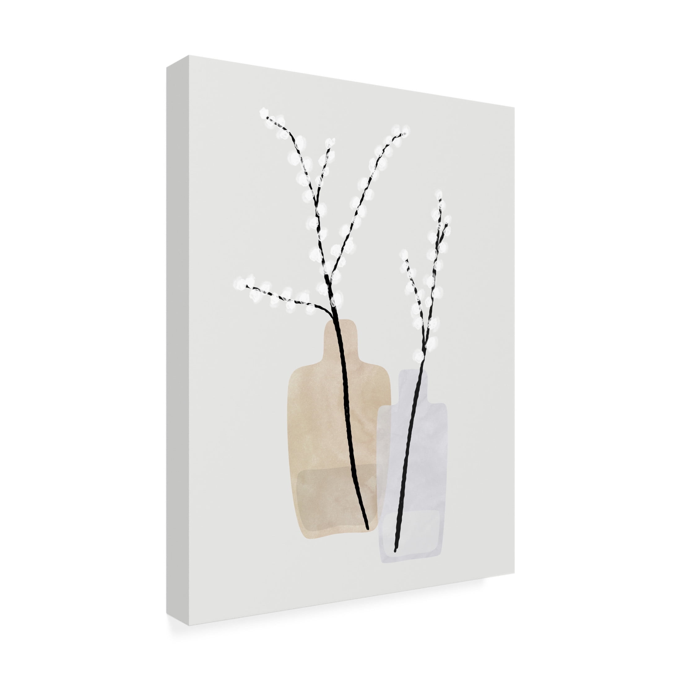 Trademark Fine Art Rosana Laiz Blursbyai Flower branches in vases Canvas Wall Art