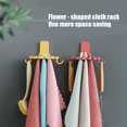 thumbnail image 3 of Yykcavykas Under 25 Wall-Mounted Seamless Sticker Pattern Bathroom Towel Clip Silk Scarf|Yellow-451, 3 of 7