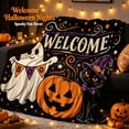 thumbnail image 4 of Halloween Throw Blanket Cute Ghost Pumpkin Double Sided Extra Thick & Soft for Sofa Couch Bed Travel Halloween Decorations by MPOISVA, 4 of 4