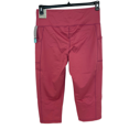 thumbnail image 3 of Ideology Womens Malaga Pink High-Rise Side-Pocket Cropped Leggings Size XL $39, 3 of 7
