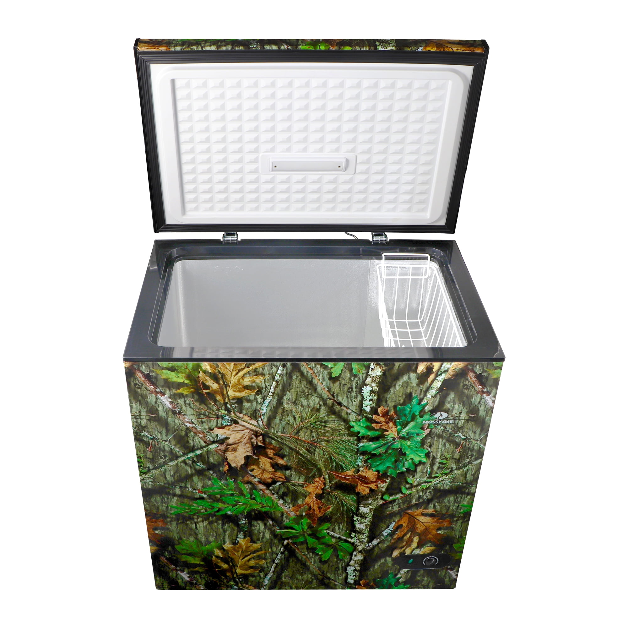 Mossy Oak 7 Cu Ft Chest Freezer, Camouflage – Manual Defrost Freezer for Garage, Hunting, Game Meat Storage, Outdoor Storage