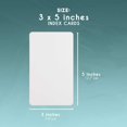 thumbnail image 2 of Shiny Index Cards, Blank Flash Cards Unruled for Studying (3 x 5 In, 200 Pack), 2 of 3