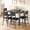 Black, variant on GAOMON Dining Table Set for 4, 5 Piece Dining Room Set with 4 Wood Chairs, Farmhouse Rectangle Wood Kitchen Table Set for Breakfast Nook, Small Places, Apartment,Vintage