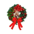 thumbnail image 1 of Artificial Garland Plant Rattan Christmas Jesus Wreath Window Decoration Image Circle Wall Door Hanging, 1 of 13