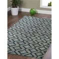 thumbnail image 1 of Rugsotic Carpets USJ00018S1306A1 3 x 5 ft. Hand Knotted Sumak Jute Contemporary Area Rug - Area Rug Green Charcoal, 1 of 1