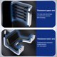 thumbnail image 3 of Soporte para teléfono móvil para coche, soporte manos libres con abrazadera, compatible con todos los teléfonos móviles, 3 of 6
