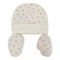 thumbnail image 2 of Set de Gorro y Zapatos Baby Creysi Unisex con Diseño de Estrellas Blanco Talla 0-3 M, 2 of 4