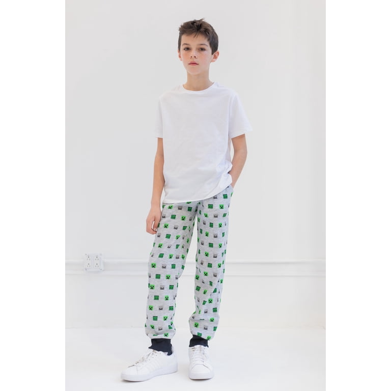 Minecraft Little Boys' 2-Pack Fleece Jogger Pants photo 2