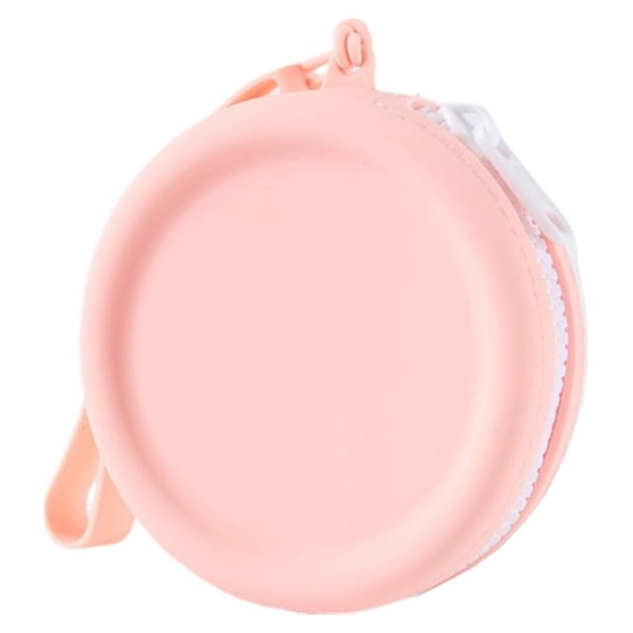 OADUKQ Pet Silicone Treat Pouch, Waterproof Odor-Proof Dog Treat Bag, Dog Training Walking Hiking, Pink, 8.66 X 3.54 X 1.18 in