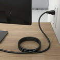 thumbnail image 6 of Staples TECH 6 ft. AC Power Cord Male to Male Black (ST62398), 6 of 6