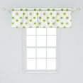thumbnail image 2 of Ambesonne Cartoon Window Valance, Frog Prince in Bubbles, 54" X 18", Yellow Green Pale Yellow, 2 of 3