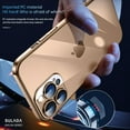 thumbnail image 3 of Allytechgroup iPhone 16 Pro Case with Camera Lens Protctor, Crystal Clear Back Cover Heavy Duty Shockproof Drop Proof Anti-Scratch Phone Case for Apple iPhone 16 Pro, Titaniumgold, 3 of 6