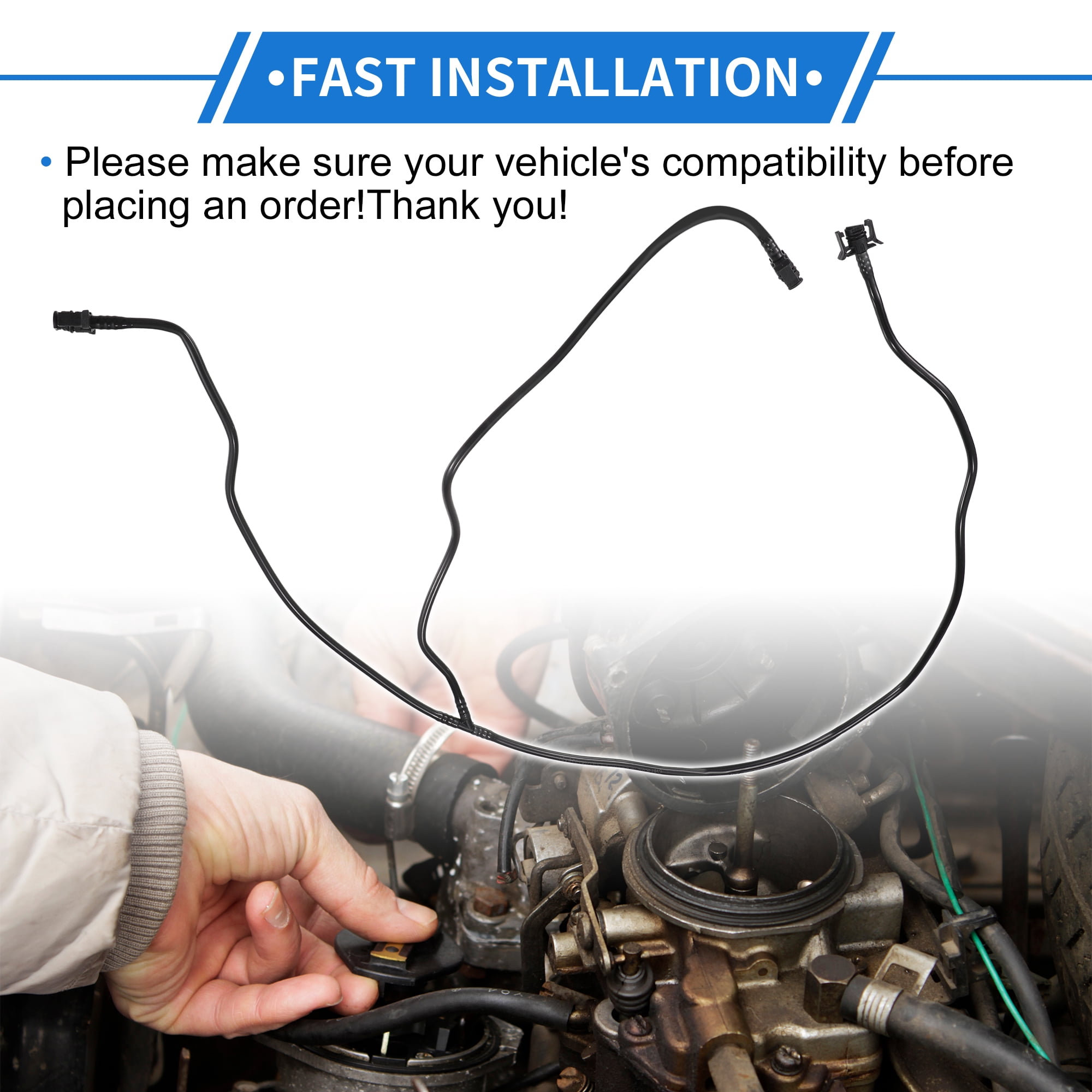 Unique Bargains Coolant Overflow Hose for for Ford Escape 2.0L L4 Gas 2013-2016 CV6Z8B081Z