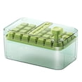 thumbnail image 2 of Usloyux 2Pcs Portable Pressing Ice Cubes Molds, Quick Freezing Ice Maker Tray with Easy Release Design, Compact Ice Maker for Picnic Party Travel Camping Outdoor Kitchen, 2 of 9