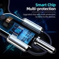 thumbnail image 4 of 4-Port USB Fast Car Charger, QC3.0 Fast Charging Car Charger Adapter, 4 Multi Port Cigarette Lighter USB Charger, Car Phone Charger Compatible with iPhone/Android/Samsung Galaxy S10 S9 Plus and More, 4 of 6