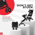thumbnail image 5 of gb Pockit+ All-Terrain, Ultra Compact Lightweight Travel Stroller with Canopy and Reclining Seat in Velvet Black, 5 of 5