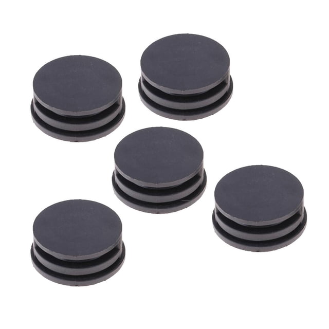 Paquete de 5 Tapones de Copa para Correa de de Surf, Tapón de Cuerda para Pierna de Surf, Piezas de ejercicio Acuáticos, Negro Cola Tapón para correa de tabla de surf