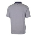 thumbnail image 3 of Men's Cutter & Buck Navy Northern Arizona Lumberjacks Big & Tall Forge Tonal Stripe Stretch Polo, 3 of 3