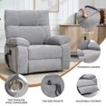 thumbnail image 4 of Trustyue Dual Motor Power Lift Recliner Chair for Elderly, Oversized Lay Flat Lift Chair with Heat and Massage, Living Room Chairs for Tall People, Hidden Cup Holders (Chenille, Gray), 4 of 10