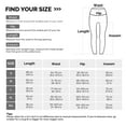 thumbnail image 2 of GymCope Leggings for Women, High Waist Womens Pants with Deep Side Pockets, Non-See-Through Workout Yoga Pants, Ankle Length Black+Gray L, 2 of 8