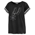 thumbnail image 2 of Women's '47  Black San Antonio Spurs Premier Skylar T-Shirt, 2 of 3