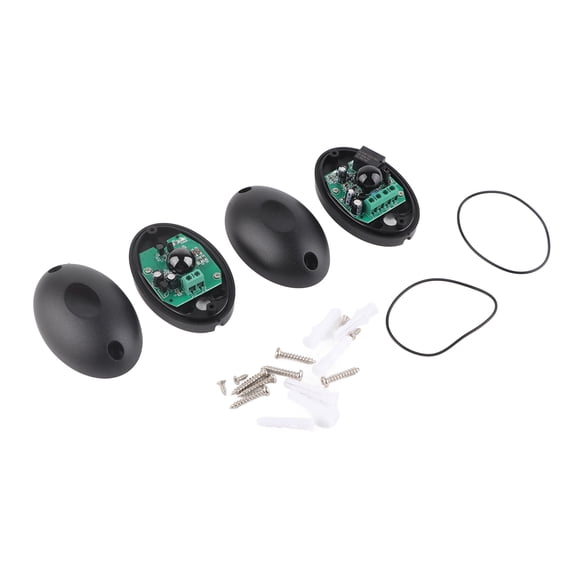 Alarma de haz infrarrojo, 2 piezas Abridor de puerta de haz infrarrojo único Sensor infrarrojo Detector de haz infrarrojo Características líderes en su clase