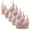 Pink, variant on Full Coverage Wireless Bras for Women Seamless Design with Underwire Curve Bra Gathered Underwear 5 Pc