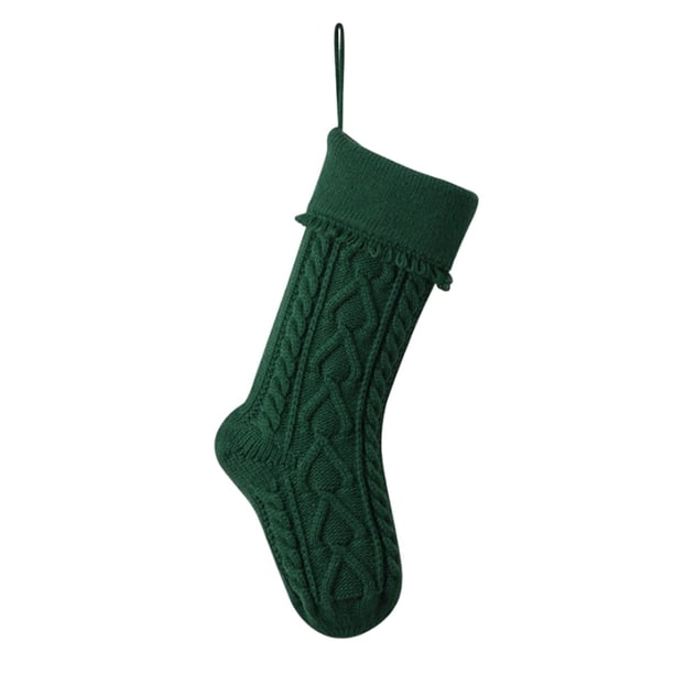 Xihbxyly Ofertas Del Programa Today Show Adornos para Fiestas Navideñas de Punto Adornos para Bolsas de Dulces Navideñas de Lana Calcetines con Borlas de Amor