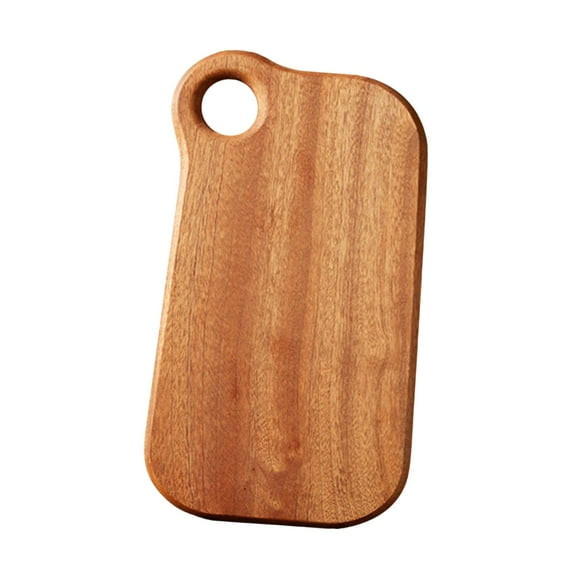 DOLITY Cutting Board Kitchen Baking Tools Rustic Pizza Board for Bread Fruits Meats large round hole