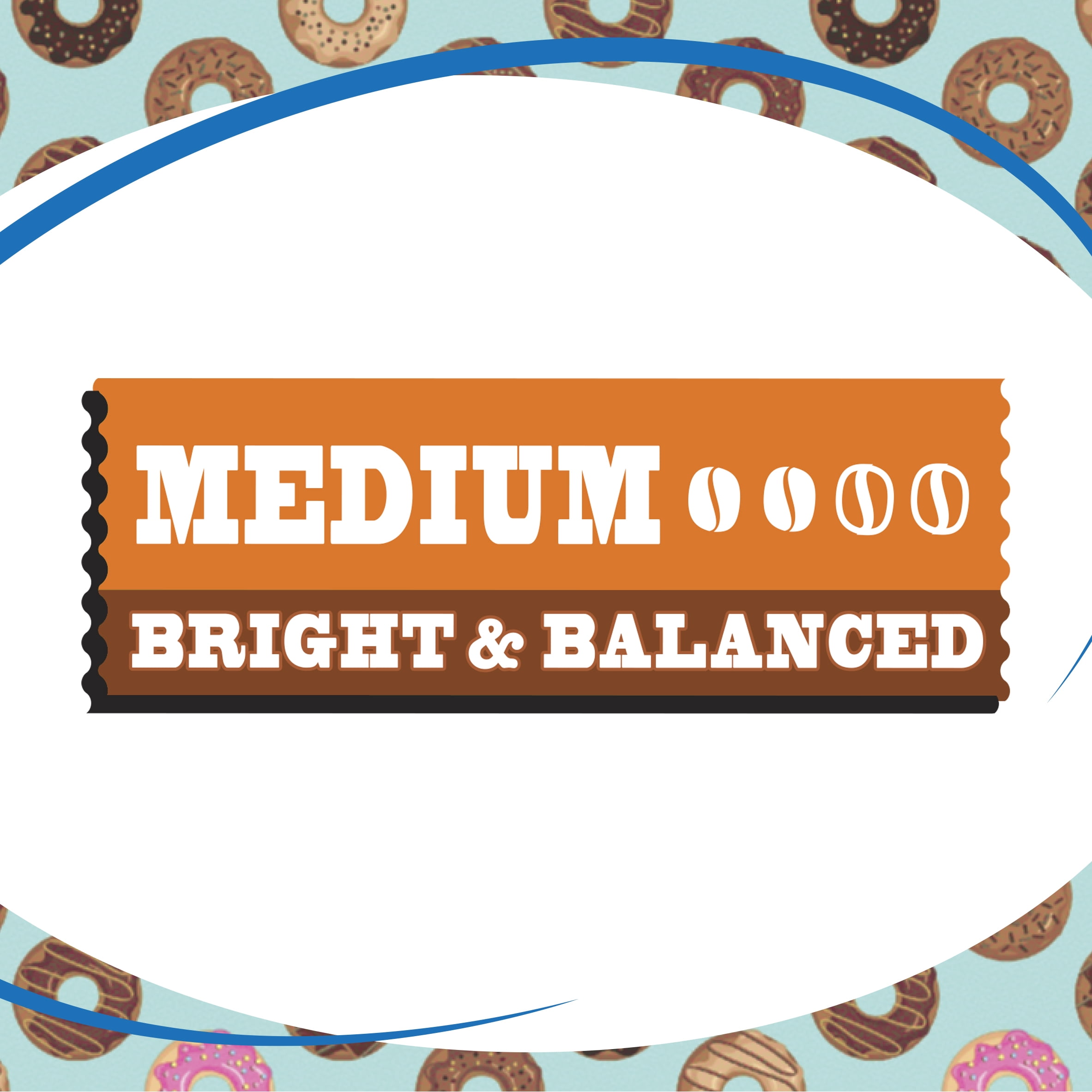 (6 pack) Great Value Donut Shop, 100% Arabica, Medium Roast, Ground Coffee, 12 oz