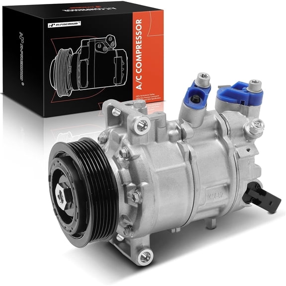 A-Premium A/C AC Compressor with Clutch Compatible with Audi A4 2017-2020, A6 2016-2018, Q7 2018-2020, Replace# 168318, 4M0820803