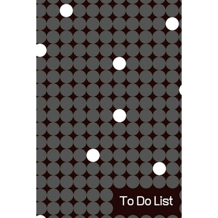 To Do List (6x9inch) : Polka Dot To Do List for Polka Dot Lovers; Dotty Checklist; Pattern To Do List; 6x9inch (Paperback)