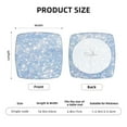 thumbnail image 6 of Uemuo White Bule Glitter Pattern Waterproof Square Couch Cushion Covers, Magic Sofa Covers Washable, Stretch Sofa Seat Cushion Slipcovers, 6 of 9