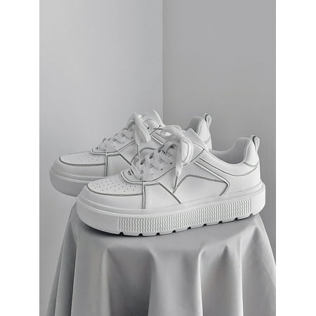 

Minimalist Lace Up Front Skate Shoes Women‘s Footwear