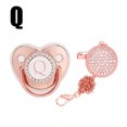 thumbnail image 1 of DPTALR Baby Pacifier 26 Letter Name Initial Clip Silicone Infant Nipple Bling Newborn Pacifier, 1 of 5