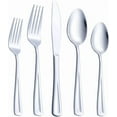 thumbnail image 2 of GEREMF-20-Piece Silverware Set for 4, Stainless Steel Flatware Cutlery Set for 4, include Fork, Knife and Spoon Set, Mirror Finished, 2 of 4
