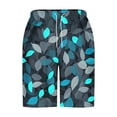 thumbnail image 6 of DIOAZUD Men's Big & Tall Hawaiian Swim Trunks Quick Dry Beach Shorts with Pockets Tropical Print Drawstring Waist Board Shorts, 6 of 6