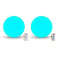 thumbnail image 1 of Manlo Lampe Boule Solaire LED Colorée pour Piscine Jardin Télécommande Extérieure, 1 of 9