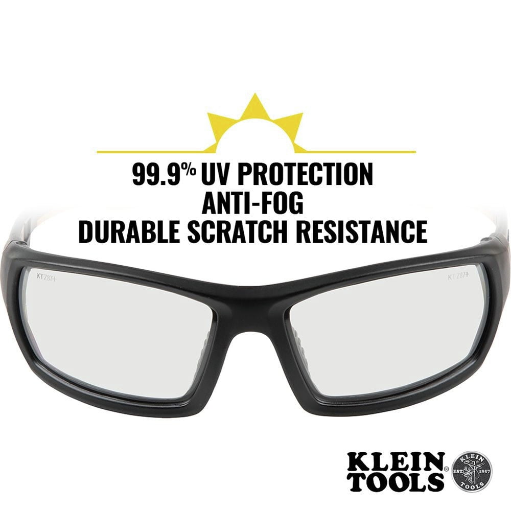 Professional Full Frame Safety Glasses - Clear Lens