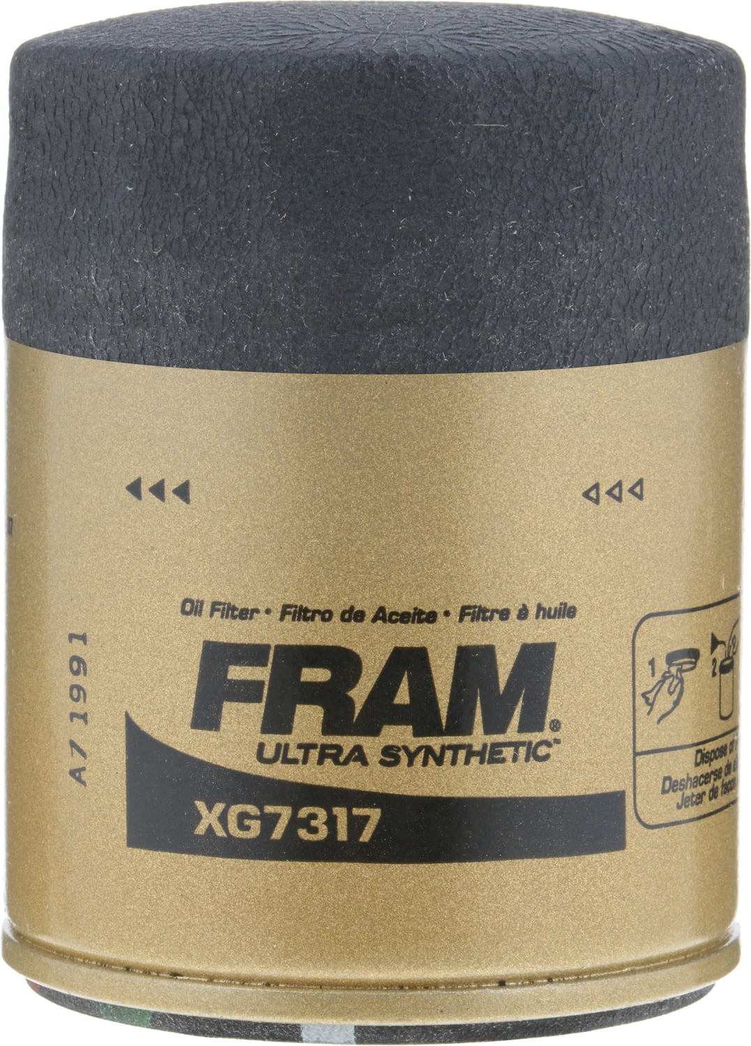 FRAM Ultra Synthetic Oil Filter, XG7317, 20K mile Replacement Oil Filter for Select Acura, Honda, Nissan Vehicles